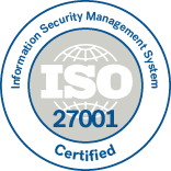 ISO 27001 certification badge