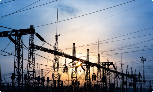 Digital twin visualization of power grid and infrastructure assets