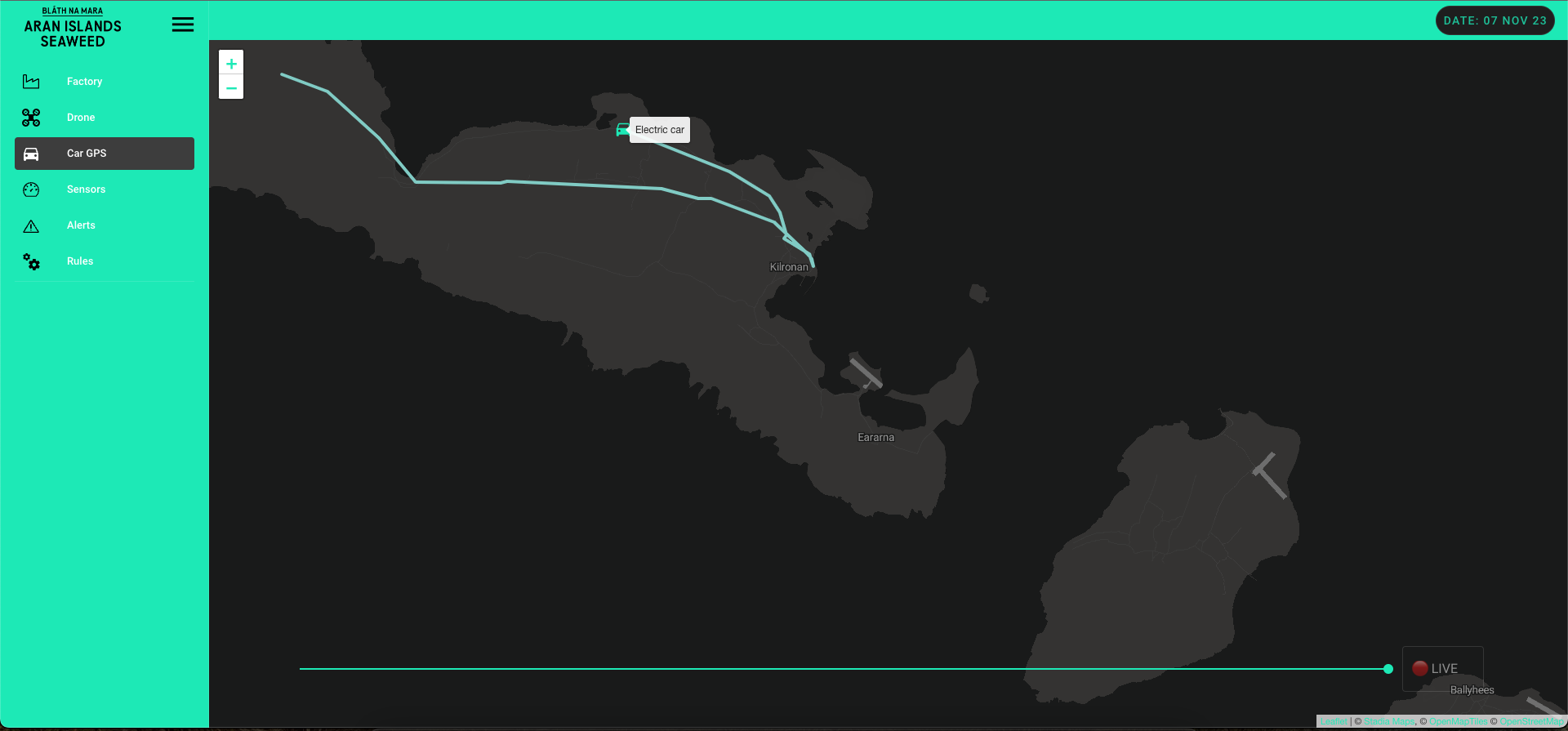 a screenshot of a map